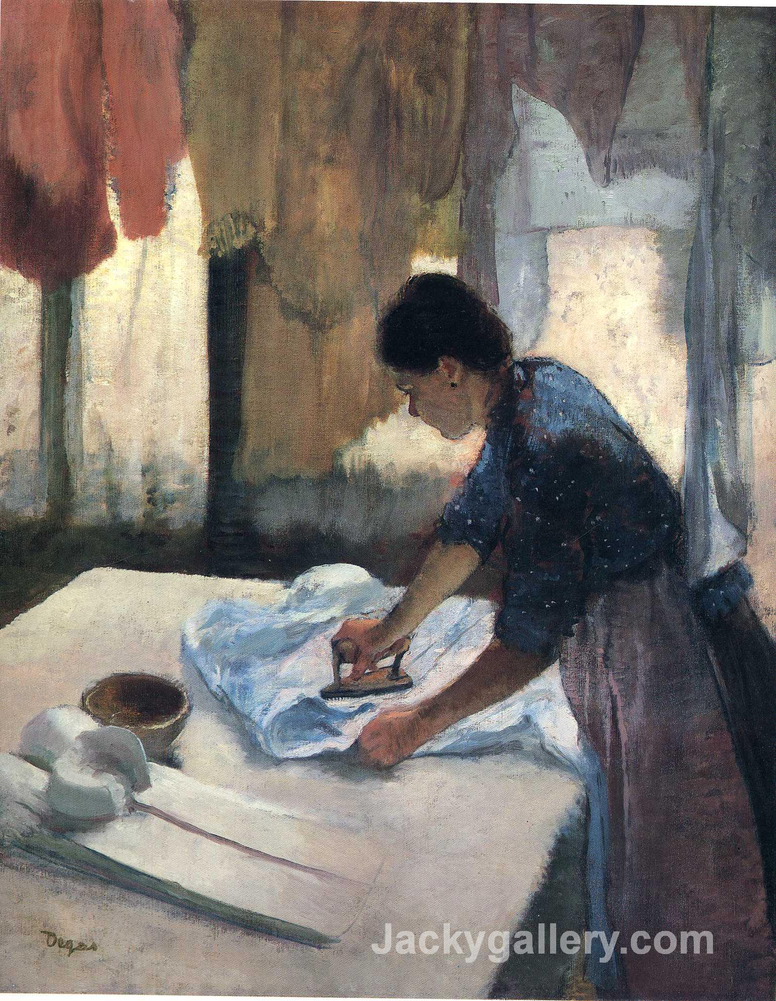 Woman Ironing by Edgar Degas paintings reproduction